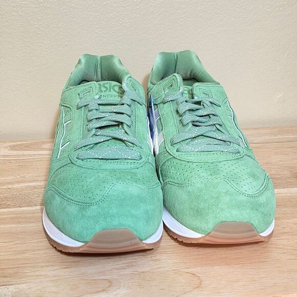 Asics X Concepts Gel Respector Coca Green Suede Special Box Men's Size 8 - Picture 2 of 11